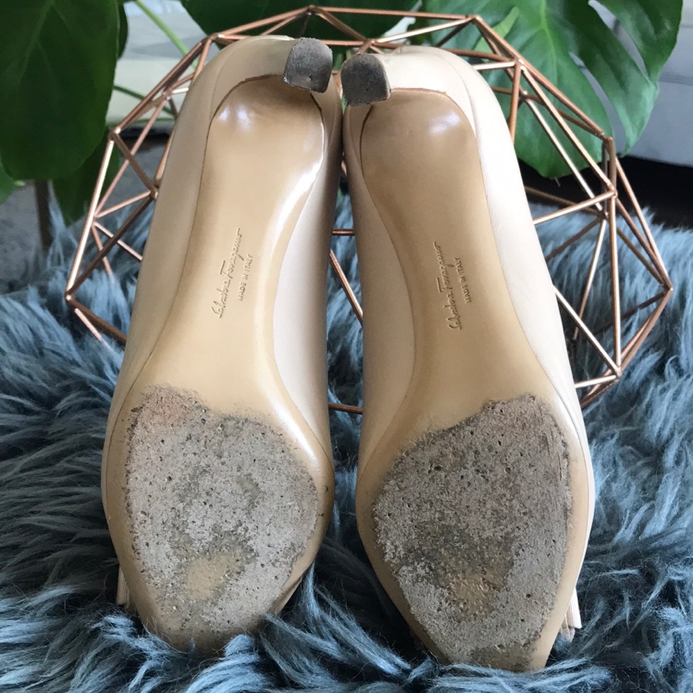💯Authentic Ferragamo Mimi’70 Bow Detail Pumps - Picture 5 of 7